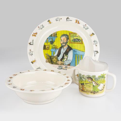 Barnservis Pettson & Findus Melamin 3 delar