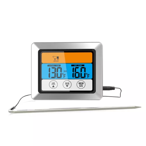 Grad Stektermometer Svart Digital M/Sladd