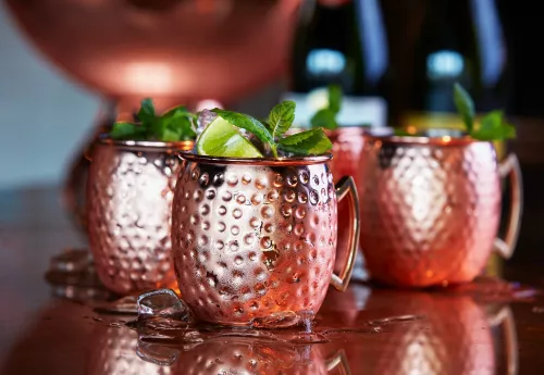 Oliver Kopparbägare Hamrad 45 cl