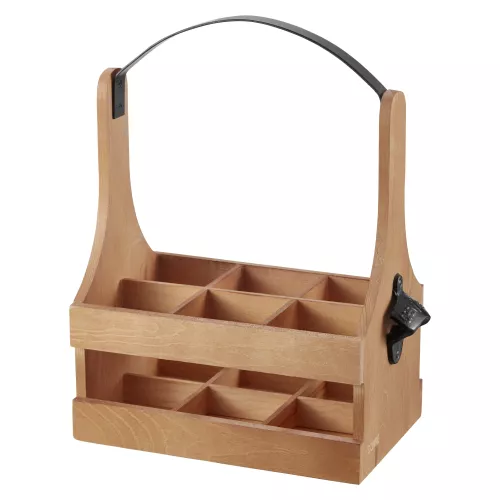 Drickaback med Flasköppnare Trä