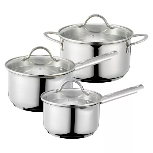 Kosmokastrullset 3 Delar Kastrull 1,5+2+3L