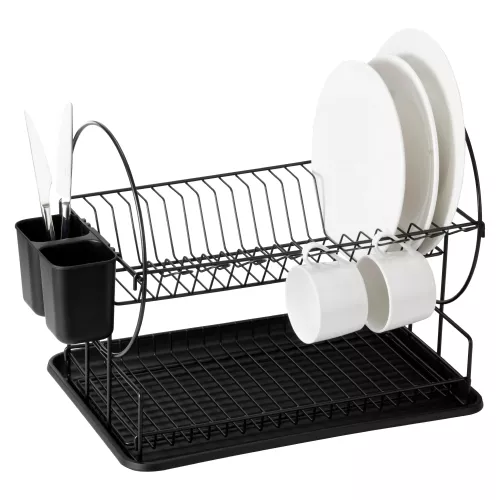 Disa Diskställ 2 plan Svart