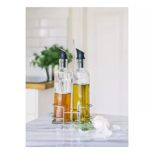 Olja Vinäger Set 35 Cl Silikon Rostfritt 2St 26*6*6 Cm