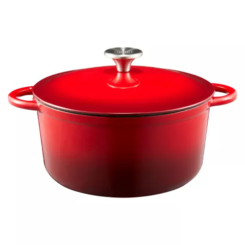 Gretl Gjutjärnsgryta Rund 4L Röd