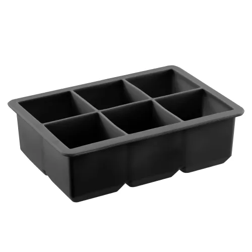 Ijs Iskuber xl 5x5 cm Svart Silicon