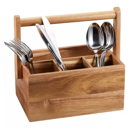 Bess Bestickhållare 22x15x11 cm Akacia