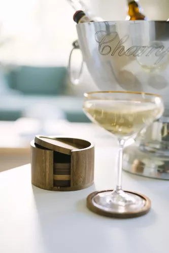 Gota Glasunderlägg Akacia 6-pack