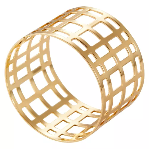 Servina Servettringar 4,5 cm 4-pack Mässing