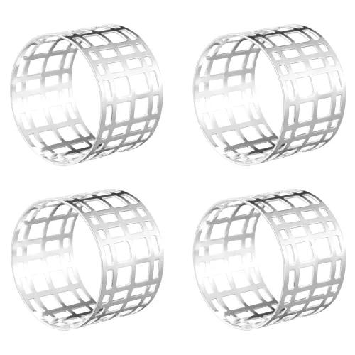 Servina Servettringar 4,5 cm 4-pack Silver