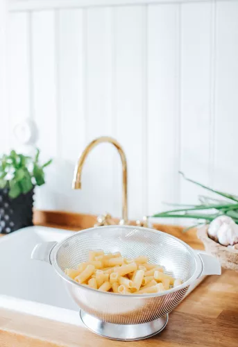 Dara durkslag rostfritt stål Ø22,5 H:10 CM