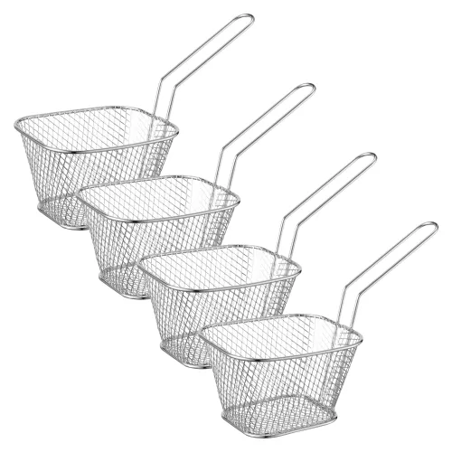 Shuna Serveringskorg 4-pack kromlegering 17,5*8*6,8 cm