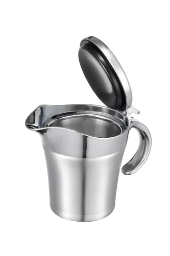 Sissie Såskanna 0,5 liter rostfritt stål plast handtag