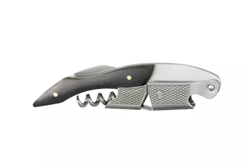 Viper Vinöppnare trä rostfritt stål svart 12,5*1,5 cm