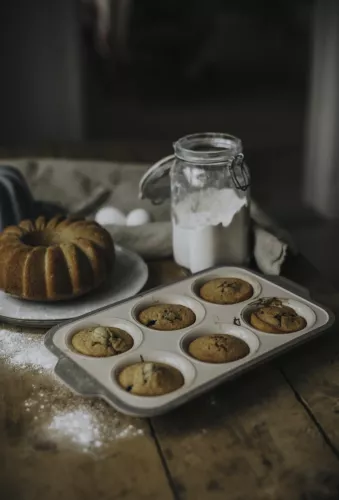 Cookie Muffinsform 6 muffins 37x22,5 cm Silikon