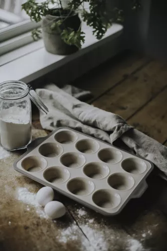 Cookie Muffinsform för 12 muffins 39,5x26,5 cm Silikon