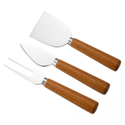 Oleda Ostkniv 3-pack Akaciaträ