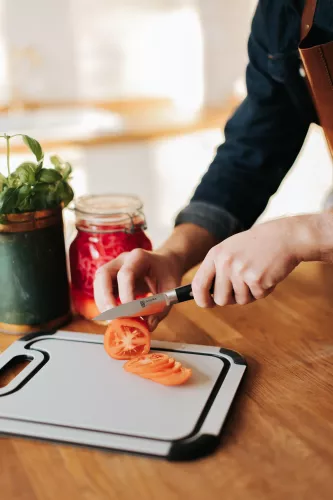 Asama Skalkniv svart handtag 8cm