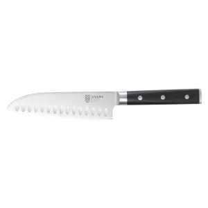 Asama Santoku kockkniv svart handtag 18cm