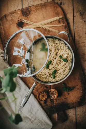 Eminence traktörpanna Ø30 cm glaslock