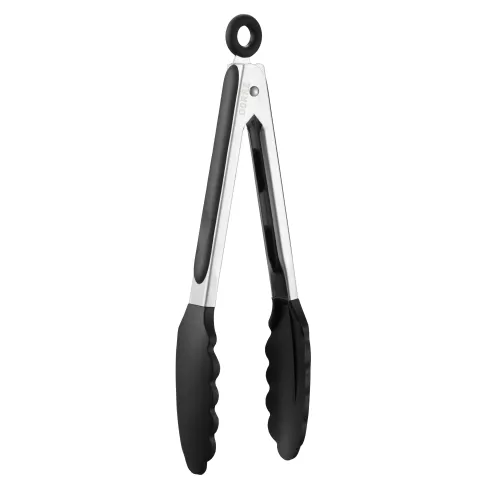 Kiah Kökstång rostfritt stål med svart silikonskydd