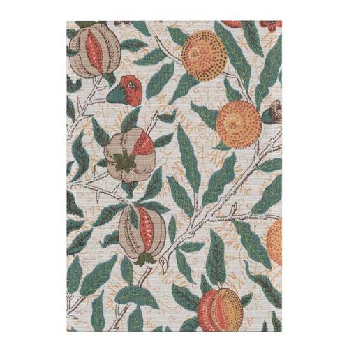 Fruit handduk 35x50 cm gul