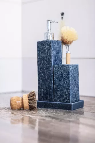 Kub Orient diskmedelspump 25 cm midnattsblå