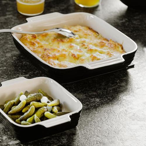 Ugnsformset Stengods 25+32 cm Svart