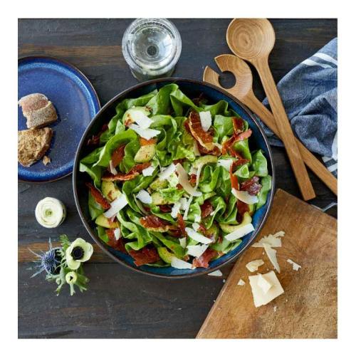 Salladsskål 30 cm Svart/Mörkblå