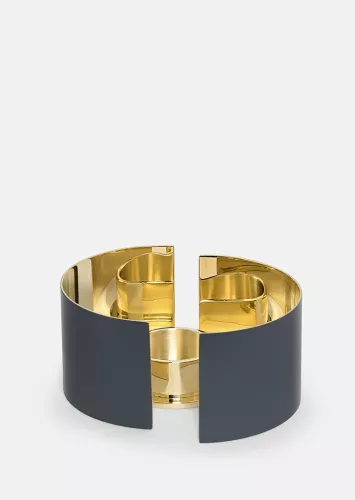 Infinity Ljuslykta 3 delar 6 cm Mörkgrå