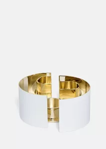 Infinity Ljuslykta 3 delar 6 cm Vit