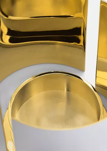 Infinity Ljuslykta 3 delar 10 cm Vit