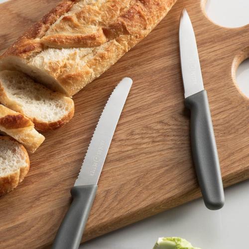Steel Essentials knivset 21 cm 2-pack grå