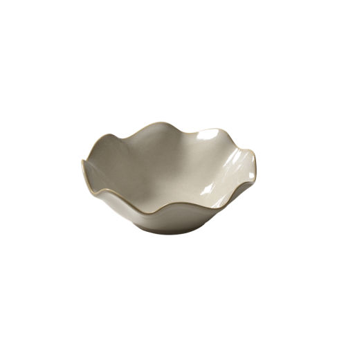 Skål wave 22cm, Ivory