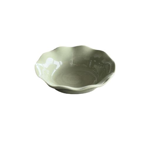 Oval skål wave 17cm, Sage