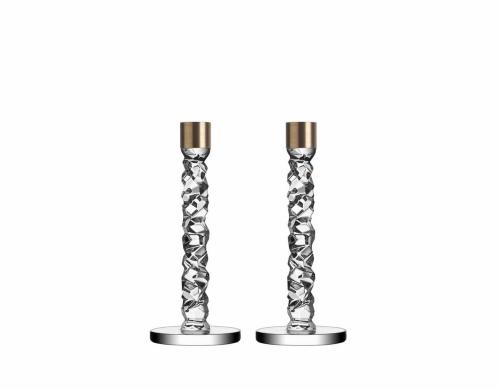 Carat Ljusstake 24,2 cm 2-pack Mässing