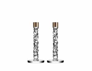 Carat Ljusstake 24,2 cm 2-pack Mässing