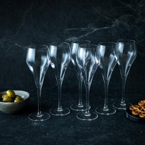 Bubbles champagneglas 16 cl 6-pack klar