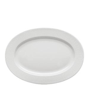 Swedish Grace Fat oval 32 cm Snö