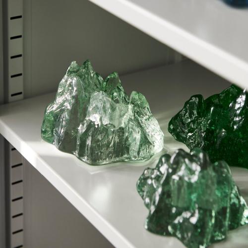 The Rock ljuslykta 9,1 cm iron oxide