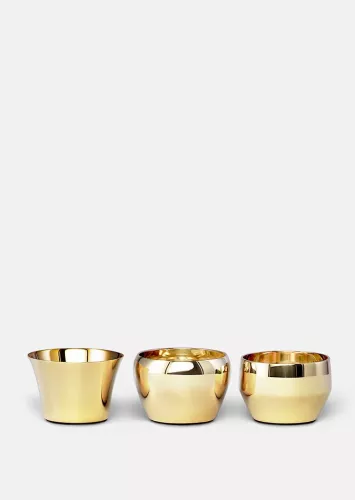 Kin Ljuslykta 3-pack Mässing