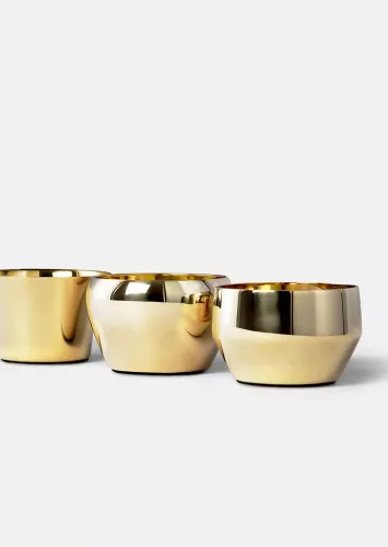 Kin Ljuslykta 3-pack Mässing