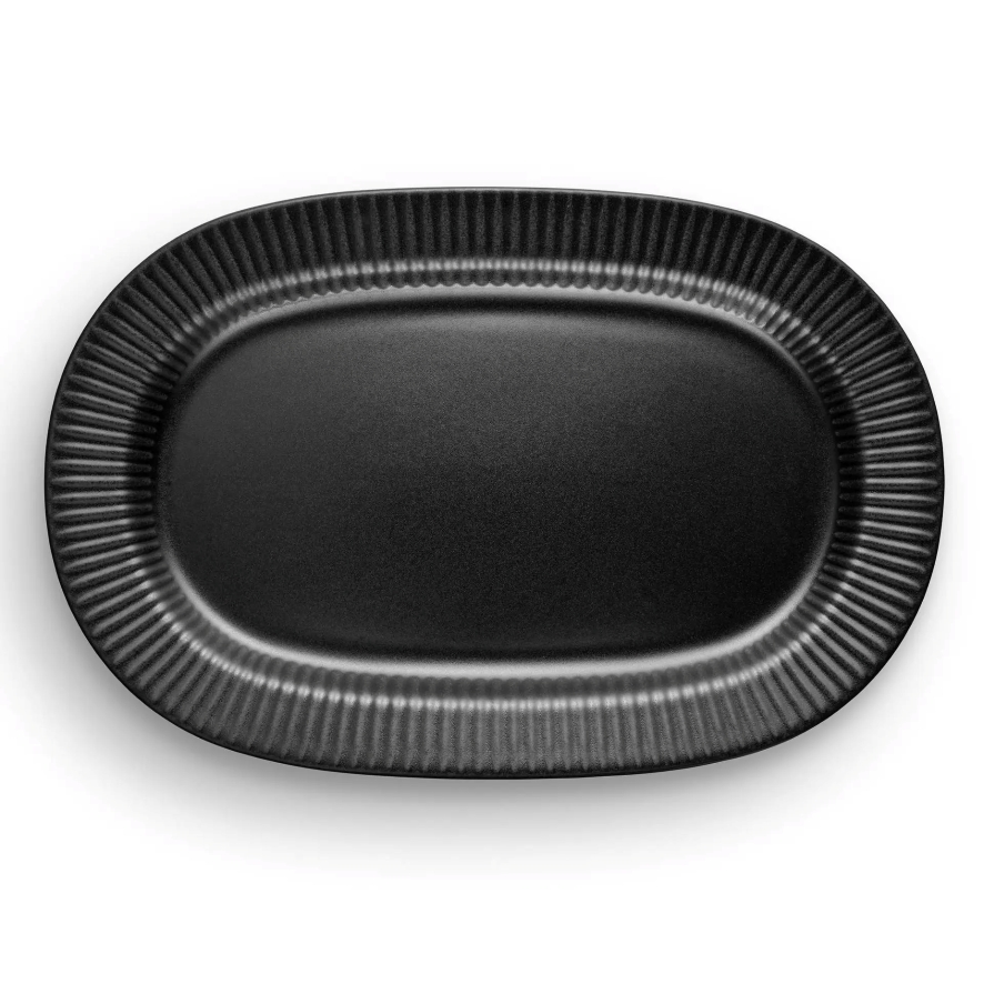 Legio Nova serveringsfat 37x25 cm svart