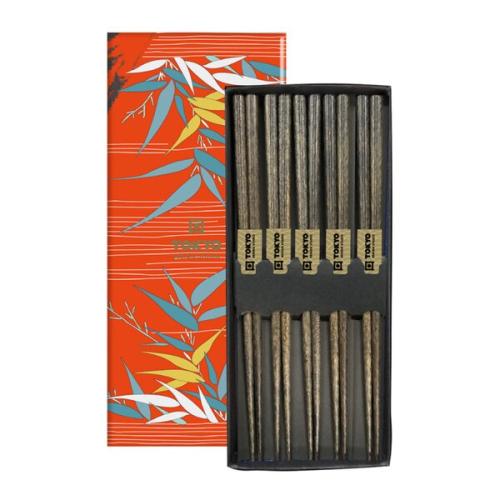 Tokyo Ätpinnar 5-pack dark brown