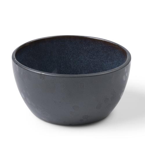 Bitz Skål Stengods 10 cm Svart/Mörkblå