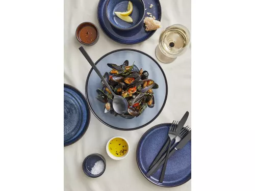 Skål 14 cm Svart/Mörkblå