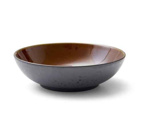 Salladsskål 24 cm Svart/Bärnsten