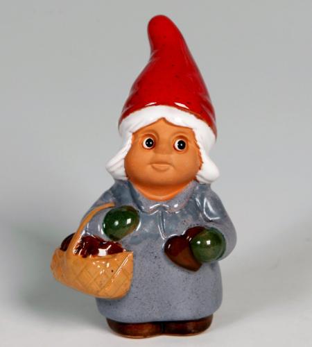 Minigumma med pepparkakor i korg