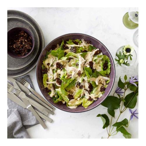 Salladsskål 30 cm Svart/Lila