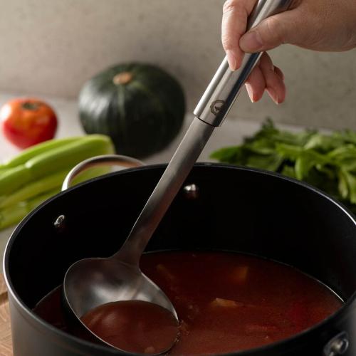 Steel Essentials soppslev 30 cm stål
