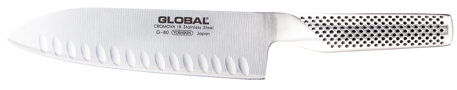 Global G-80 Santoku olivslipad 18 cm